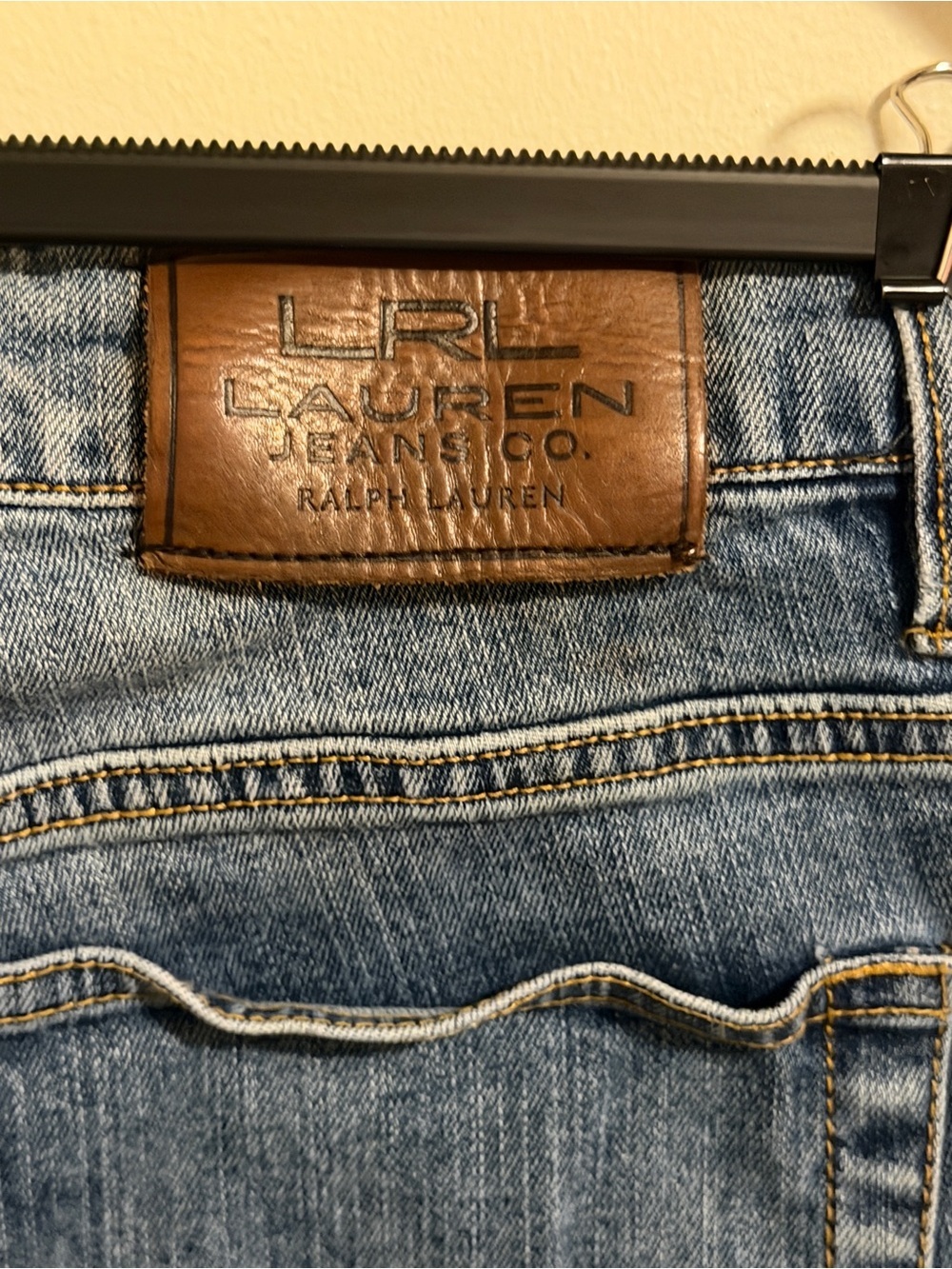 Vintage Lauren Ralph Lauren LRL Jeans Co Womens 12 Classic Straight - Picture 4 of 10